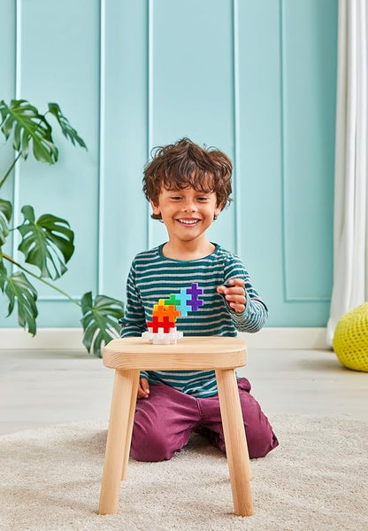 Plus-Plus - BIG Rainbow Tube 15 Pieces - Creative Educational Game for Children 1 Year+ - Fun Activity Colorful Construction Educational Gift