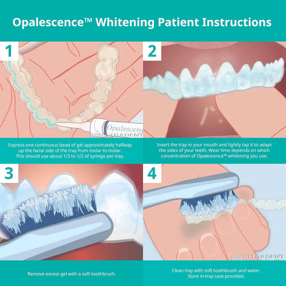 Opalescence 10% Teeth Whitening Kit - Gel Syringes Refills - Low Sensivity (2 Packs / 4 Units) - Fluoride, Carbamide Peroxide - Made in The USA by Ultradent 5211-2