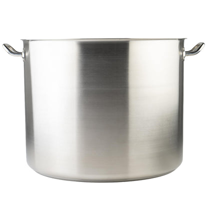 Winware Stainless Steel 80 Quart Stock Pot with Cover, Silver