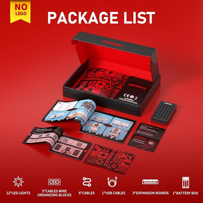 BRIKSMAX 2.0 Light Kit for Santa's Post Office - Innovative LED Lighting Compatible with Lego Icons 10339