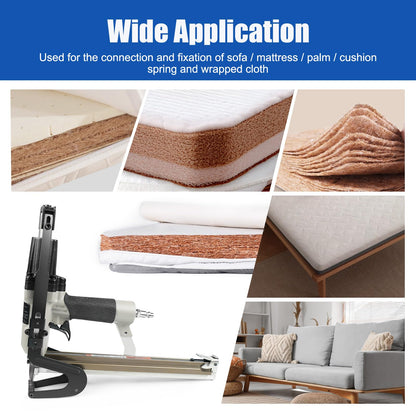 Woodpecker P88A Pneumatic Stapling Plier 20 Gauge 1/2" (13.2 mm) Crown Mattress Stapler Fits 9/16" to 7/8" (15 to 22mm) Length Staples for Bedding and Spring Furniture