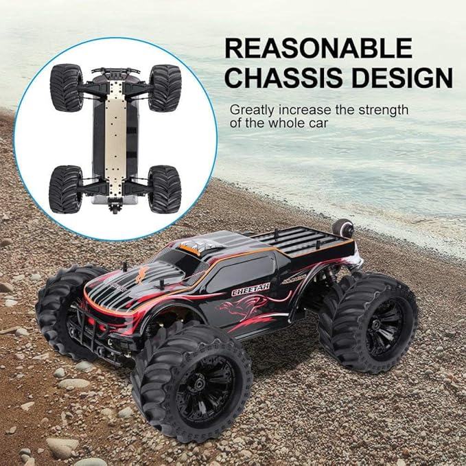 JLBRACINGRC 1/10 Brushless RC Car for AdultsFast 50+ mph High Speed RTR RC Truck 4WD Offroad Monster Truck 2.4GHZ Radio Controlled Electric Remote Control Car IPX7 Waterproof Racing Vehicle