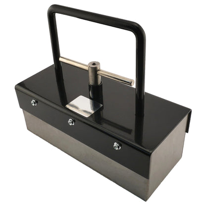 Heavy-DutyMagnetic Bulk Parts Lifter with Release, 11.25" Length, 4.75" Width, 9.75" Height Including Handle, 13 Pounds Capacity, 1 Each