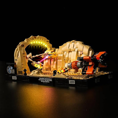 Kyglaring LED Light Kit for Lego 75380 Star Wars The Phantom Menace Mos ESPA Podrace Diorama Lighting Set for Micro-Scale Anakin Skywalker's Podracer No Lego