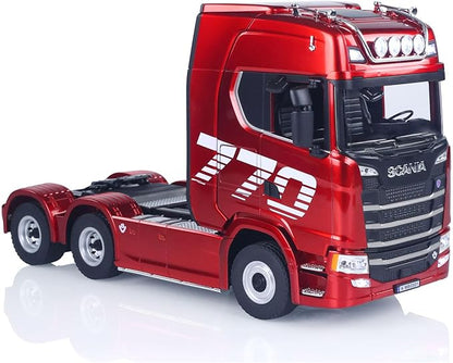 TOUCAN RC HOBBY 1/18 770S Plastic RC Tractor Truck Toys Finished Model RTR 7.4V Battery Radio 19CH Light Sound Effects Remote Control Lorry Car for Adult