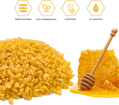 Hemp Wicks 100 pcs 8 inch Organic Beeswax Candle Wicks for Candle Making