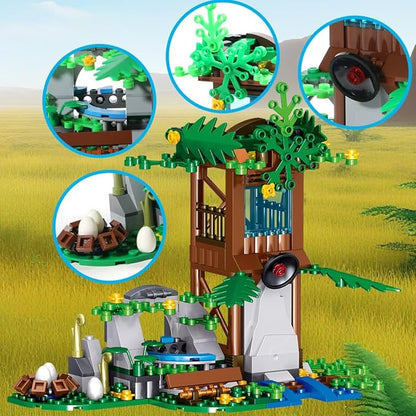 546 Pcs Dinosaurs Building Blocks Set Dinosaur Toys for Age 6+YearsDinosaur Park World Construction Dino Birthday Gifts for Boys