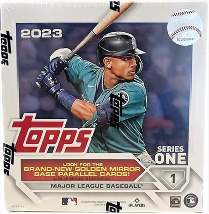 Topps 2023 Baseball Series 1 Giant Box - 16 Packs 256 Cards 1 Retail Exclusive Insert Card