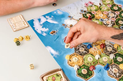 CATAN Dawn of Humankind Board Game - Embark on Humanity's Greatest Journey! Strategy Game Family Game for Kids &amp Adults Ages 12+ 3-4 Players 90 Minute Playtime Made by Catan Studio