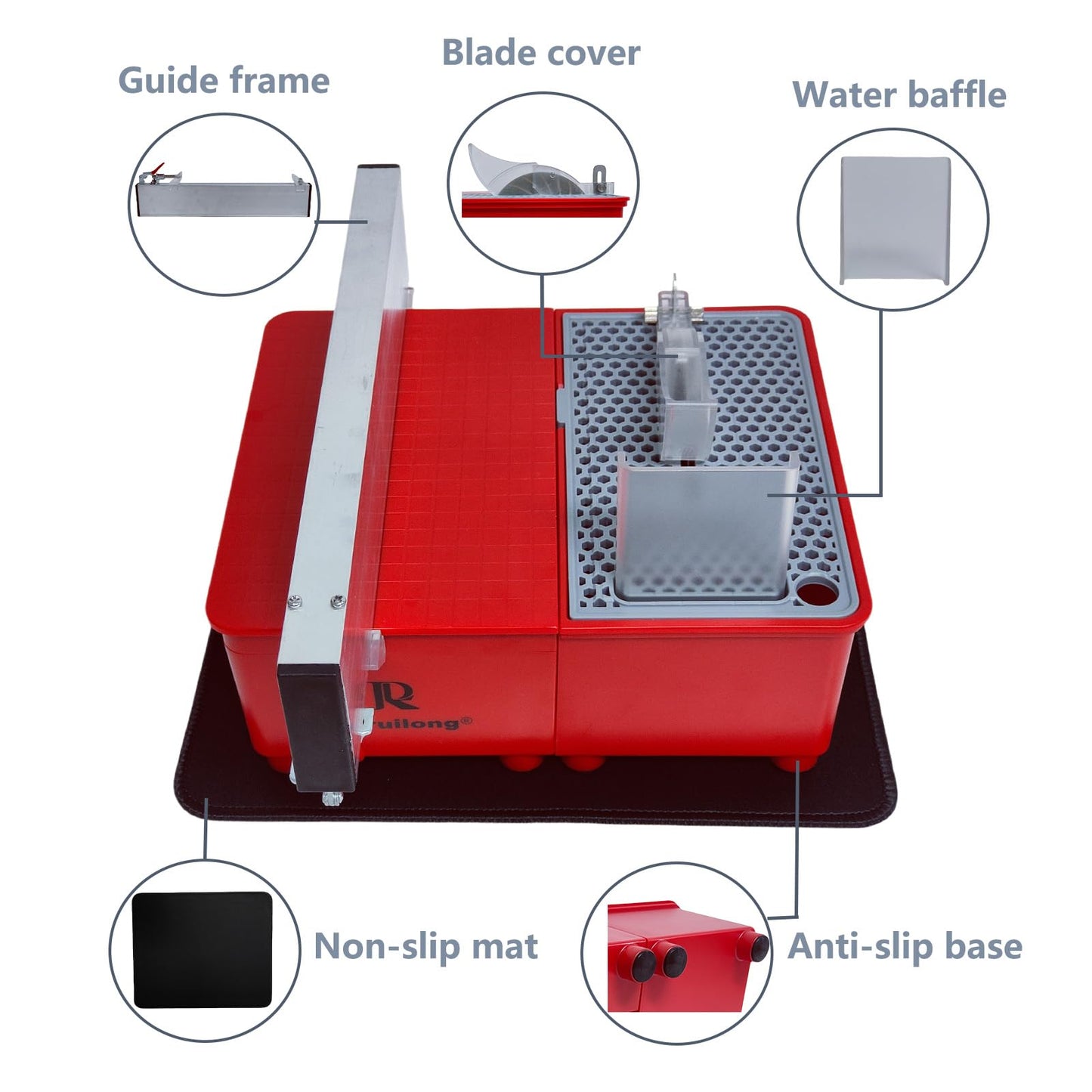 Electric Bottle Cutter Glass Bottle Cutter, Glass Stone and Brittle hard materials Cutting, Trimming, Sawing with diamond coated saw blade Deruilong