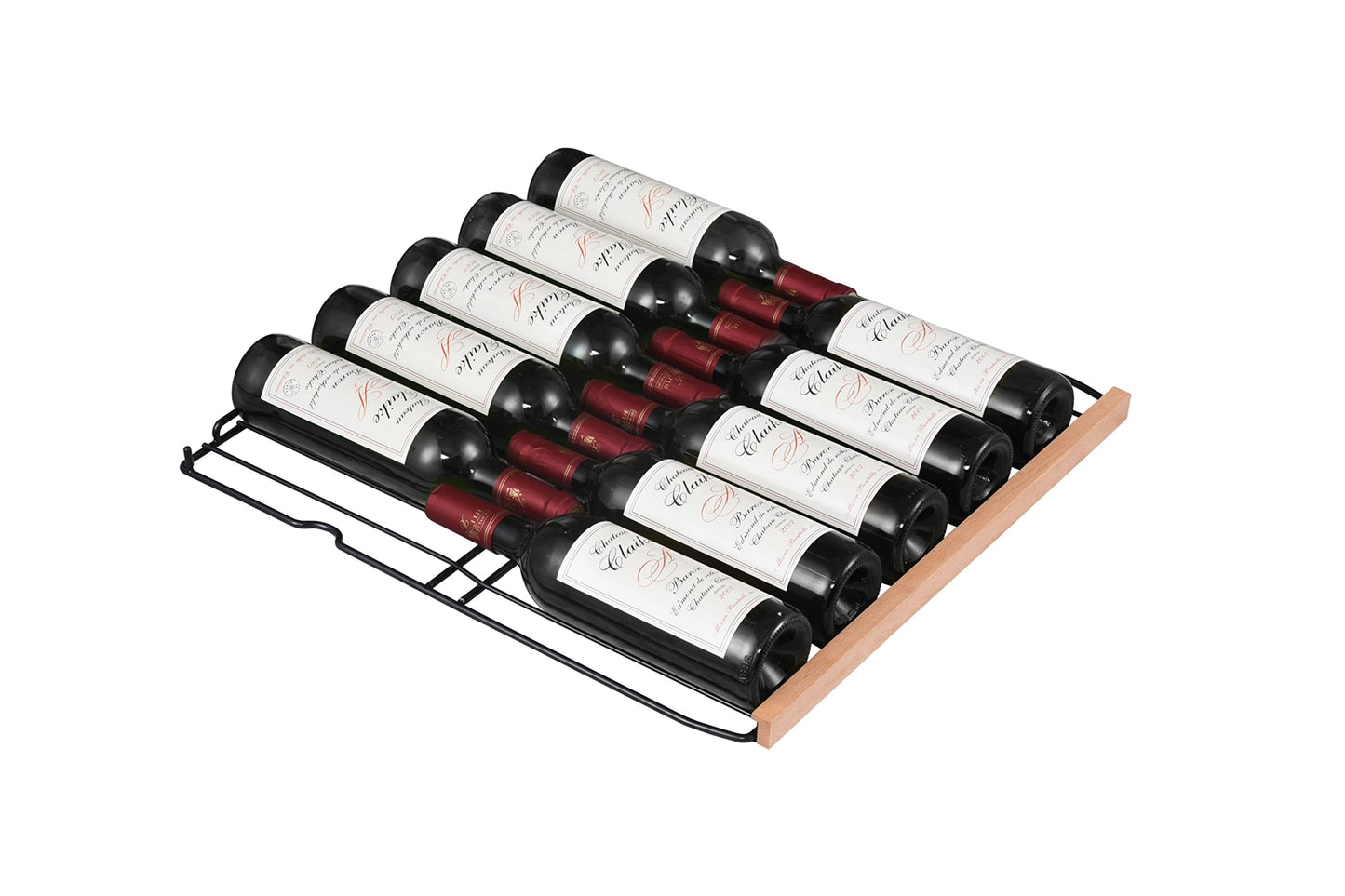 EdgeStar CWR1552DZ 24 Inch Wide 141 Bottle Capacity Free Standing Dual Zone Wine Cooler with Interior Lighting