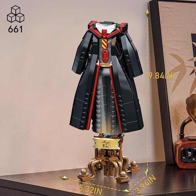 Magic Robe Building Set MOC Hary Robe Model Kit Creative Home Office Decor Toy Gift for Teens Adults 14+ (661PCS)