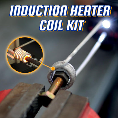 10Pcs Induction Heater Coil Kit, Screw Descaling Coils with 10 Different Sizes, Flexible and Durable, for Magnetic Induction Heaters, Removing Rusty Bolts and Nuts