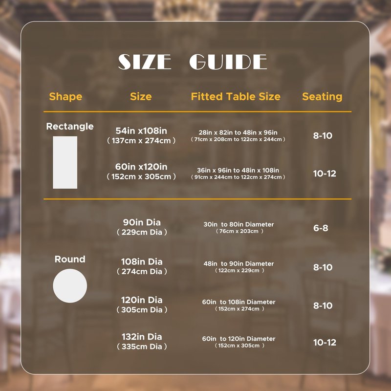 sancua White Round Tablecloth 108 Inch Diameter, 6 Pack - Circle Polyester Fabric Table Cloth for Wedding Party Reception Banquet Birthday, Washable Formal Table Cover (Fit 42-96 Inch Tables)