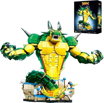 Animal Dragon Building Blocks Sets Anime Chinese Dragon Building Kits Model Home Office Decor Creative Birthday Gift for Adults Teens 1907PCS