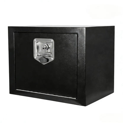 18" Underbody Truck Tool Box, Heavy Duty Steel Underbody Toolbox 18 x 12 x 14 with T-Handle Lock & Weatherproof Seal, Lockable Truck Trailer Tool Box for Pickup, Flatbed, RV, Van, Utility Vehicles