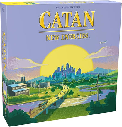 CATAN New Energies Board Game - Sustainable Resources &amp Strategy Classic Gameplay with a Modern Twist! Family Game for Kids and Adults Ages 12+ 3-4 Players 90 Min Playtime Made by CATAN Studi