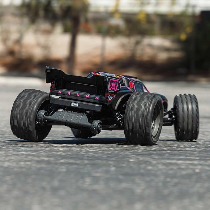 ARRMA RC Truck 1/10 VORTEKS 223S DSC 2WD RTR Brushless Stadium Truck Pink (Lipo Battery and Charger Not Included) ARA3505T3