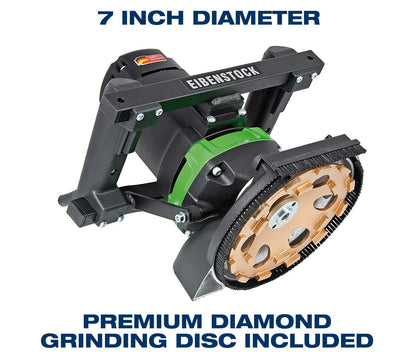 CS Unitec EBS 180 H Low-Vibration Hand-Held Concrete Ginder, 7" Diameter with Dust Extraction and Edging Capacity, 20 AMP