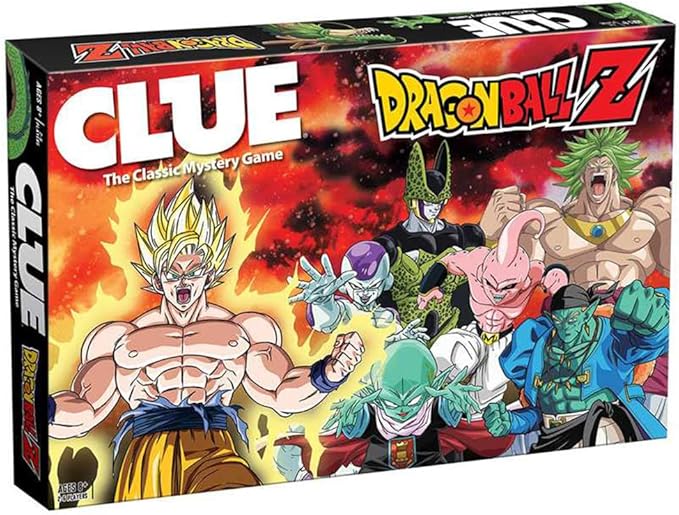 USAOPOLY CLUE Dragon Ball Z | Collectible Clue Board Game Featuring Anime Show | Officially-Licensed Game with Familiar Locations and Iconic Characters from Dragon Ball Show