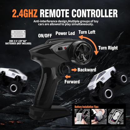 1:16 Waterproof Monster Truck Toys RC Cars Amphibious Remote Control Car Trucks 4WD All Terrain Off-Road Pickup Toy