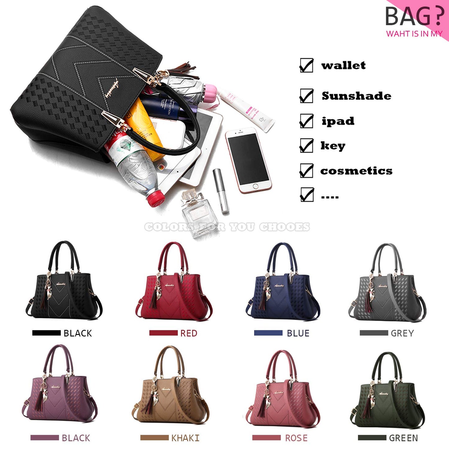 ALARION Womens Purses and Handbags Shoulder Bag Ladies Designer Satchel Messenger Tote Bag
