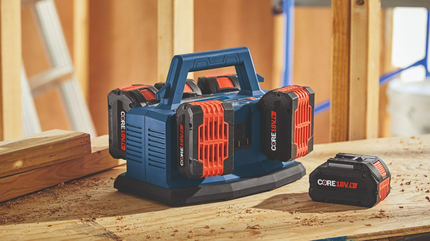 Bosch GAL18V6-80 18V 6-Bay Fast Battery Charger