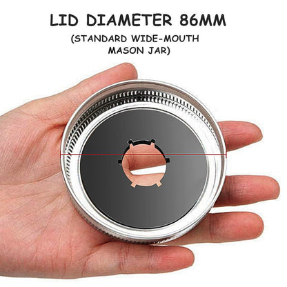 12pcs Kratky Wide Mouth Hydroponic Cover Lids with Blackout Sleeves and Hole for Mason Jars