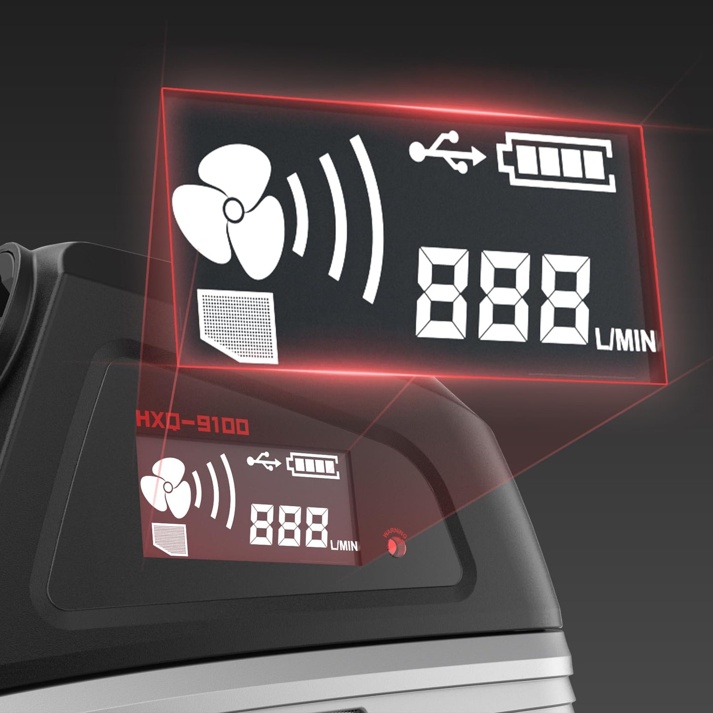 YESWELDER Powered Air Purifying Respirator Auto Darkening Welding Helmet LYG-Q800D Welder Hood