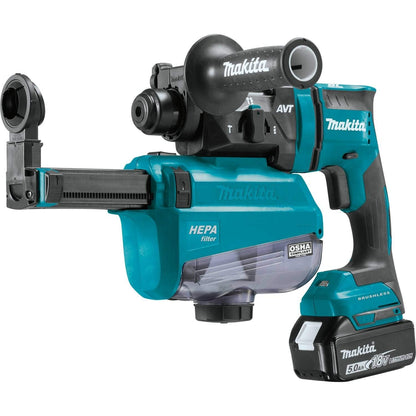 Makita XRH12TW 18V LXT 11/16" AVT Rotary Hammer Kit (5.0Ah)