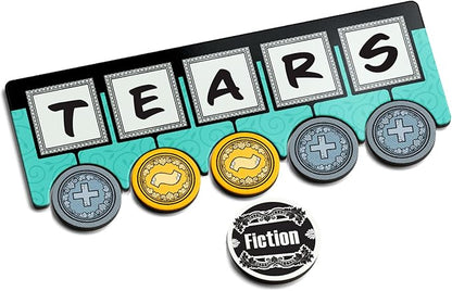 Allplay Fiction Banned Books Board Game | Cooperative Word Deduction &amp Bluffing Game | 2–10 Players 20–30 Min Playtime Logic Puzzle Party Game