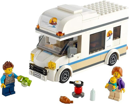 LEGO City Great Vehicles Holiday Camper Van 60283 Toy Car for Kids Ages 5 Plus Years Old Caravan Motorhome Gifts for Boys and Girls