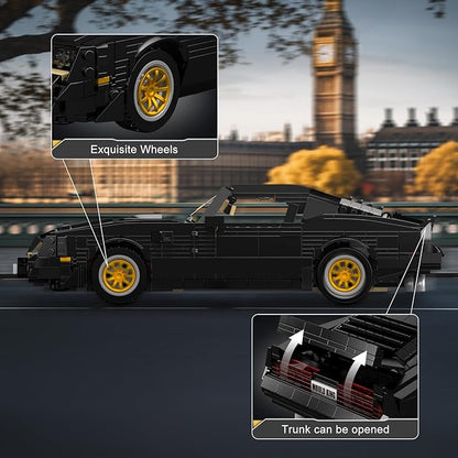 Mould King Classic Supercar Building Set MOC Sport Car Building Blocks Set Home Decoration Model Car Kit Collectible Construction Toys Gift for Teen Adults(1557 PCS)