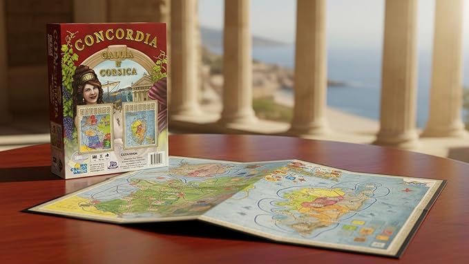 Rio Grande Games Concordia: Gallia &amp Corsica Board Game Expansion Strategy