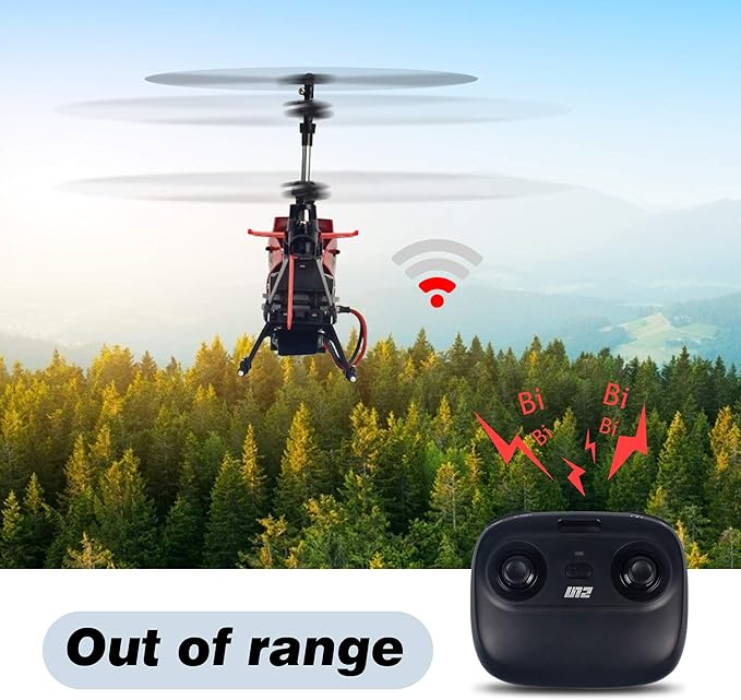 Cheerwing U12 Remote Control Helicopter with Altitude Hold Mini RC Helicopter for Adults Kids One Key take Off/Landing and 2 Batteries