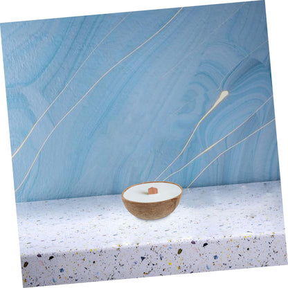 DIYEAH 5pcs Coconut Shell Candle Cup Wax Holder Decorative Scented Candle Holder for Craft Wax Cup