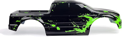 SummitLink Custom Body Muddy Green Over Black Style Compatible for T/E Maxx Shell Cover E-Maxx 1/10 Scale RC Car or Truck (Truck not Included) EM-BG-02