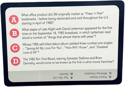 You Gotta Know 1980s - Trivia Game