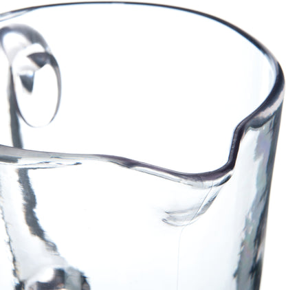Carlisle FoodService Products Mingle Pitcher, Glass Look Container for Serving Drinks, 74 Oz, 4 Count, Clear