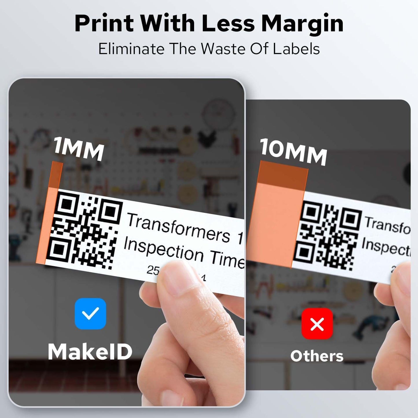 Makeid P31S Industrial Label Maker Portable Bluetooth Printer with 0.75" x 19.68ft Label for Wire Cable Labeling Machine, Job Sites and Heat Shrink Tubing Labeler-Hardcase with 3 Cartridges Bundle