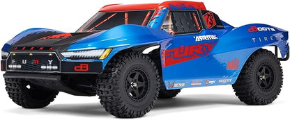 ARRMA RC Truck 1/10 FURY 2wd 223S BLX Brushless Short Course Truck RTR (Battery and Charger Not Included) with DSC Blue ARA3521T1