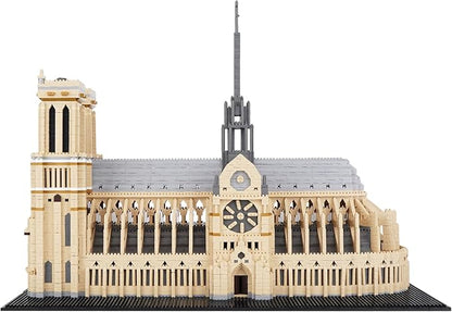 Building Blocks Architecture Notre Dame de Paris Model Micro Mini Blocks Creative Building Blocks Set 7380 PCS