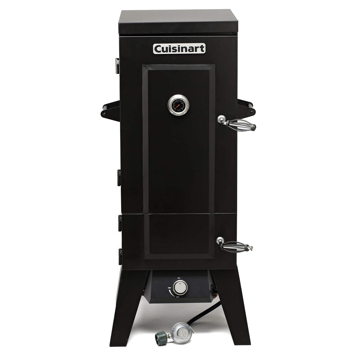 Cuisinart 36” Vertical Propane Smoker, 4 Removable Racks, Spacious BBQ Smoker with Wood and Water Trays, 15,000 BTU Heat for Smoked Meat, Brisket, Jerky, Fish, Perfect for Tailgates, Backyard, Camping