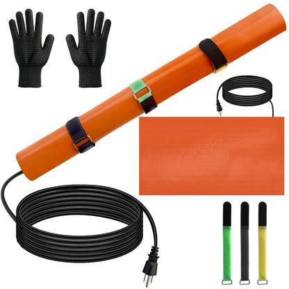 PVC Heating Blanket for Bending Pipes 2" to 3", PVC Conduit Bender 3 Minutes of Heating,Easy Bending,Newly Added Overheat Protection,High-Quality Silicone Material,Longer Service Life,120V/200W