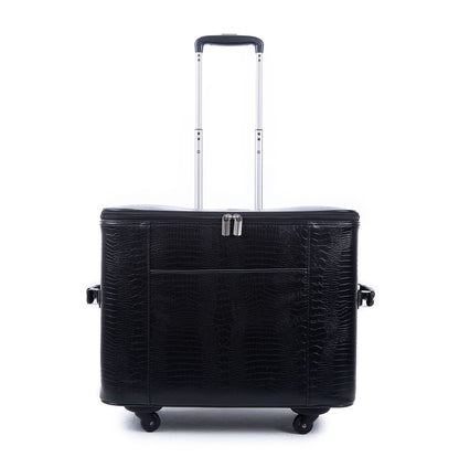 Edgerr P60920 Deluxe Hardside Roller Bag Spinner Case, 20"L x 11"W x 14"H for Most Free Arm Sewing Machines