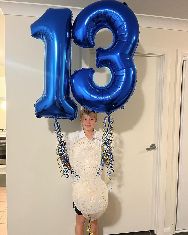 Navy Blue Number 30 Balloon 40 inch, 30 Number Balloons, 30th Navy Blue Birthday Decorations, 30 Year Old Women Men Blue Party Supplies