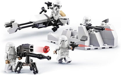 LEGO 75320 Star Wars Snowtrooper Battle Pack Collector Set with 4 Figures Blaster and Toy for Children Aged 6 Years +