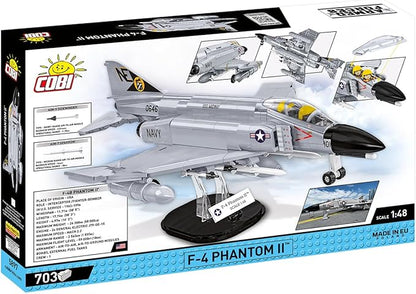 COBI Armed Forces F-4 Phantom II Aircraft Carrier Building Set 703 Pieces