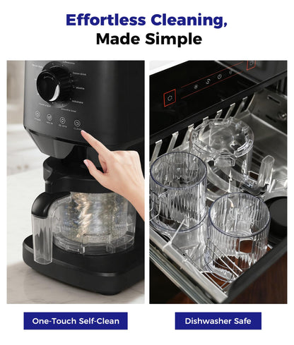 Oylus 12-in-1 Ice-Cream Maker Machine - 11 Preset Programs & Self-Cleaning, Healthy Frozen Yogurt Maker for Gelato, Slushies, Sorbet, Mix-ins & More, Includes (2) Pint Containers for Home & Party