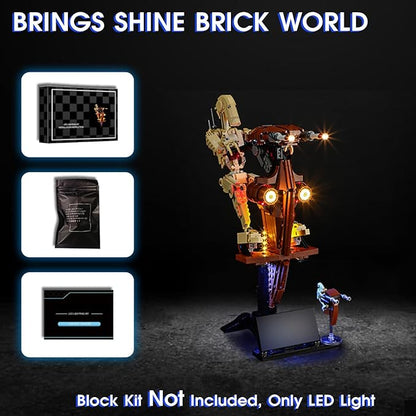 Vaodest Light for Lego 75428 Battle Droid with STAP SetDesign and Configuration Compatible with Model 75428(Light Only Not Building Block Kit)